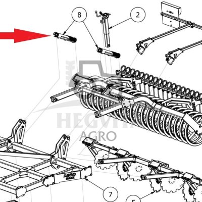 Runner volo reguliavimo cilindras (su plokštelėm) EW01451