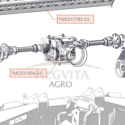 Skriemulis viršutinis TFX, STD003511-01(SPB280, 6 diržai)