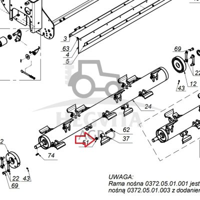 Veržlė M16 MZNS-016-005