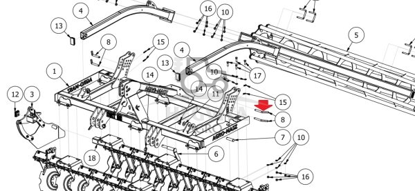 Volo gylio reguliavimo kaištis Fi20xL116