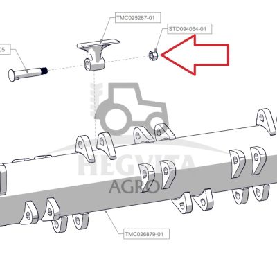 Veržlė M22 plaktukui A18 STD094064-01