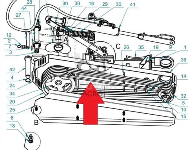 Diržas skremulio Talex HB-1400