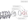 Volo guoliu korpuso žiedas  TMC003248-01 TFX+varžtai 298,5