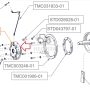 Rotoriaus guoliu korpusas TFX, TMC012417-01