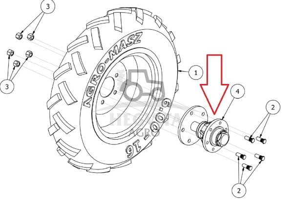 Stebulė rato SR300 nevaroma - Image 2