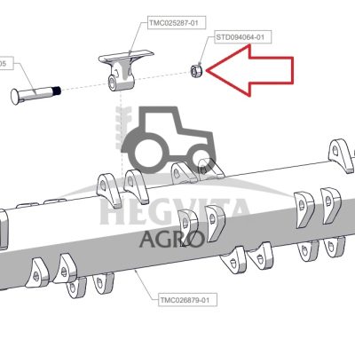 Veržlė M22 plaktukui A18 STD094064-01