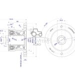 Stebulė neaptarnaujama AgriHUB, SKF tipo, 4 skylių - Image 2