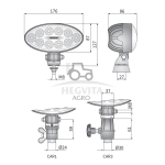 LED darbinis žibintas 176x87x86 - Image 5