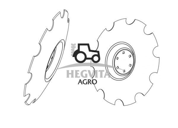 Diskas OFAS 560x4 "P" tipo, DP560X40/2022
