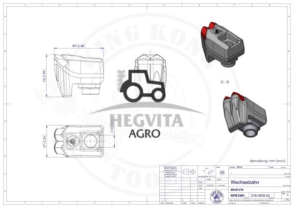 Plaktukai F19/ KFS89X57X76 - Image 4