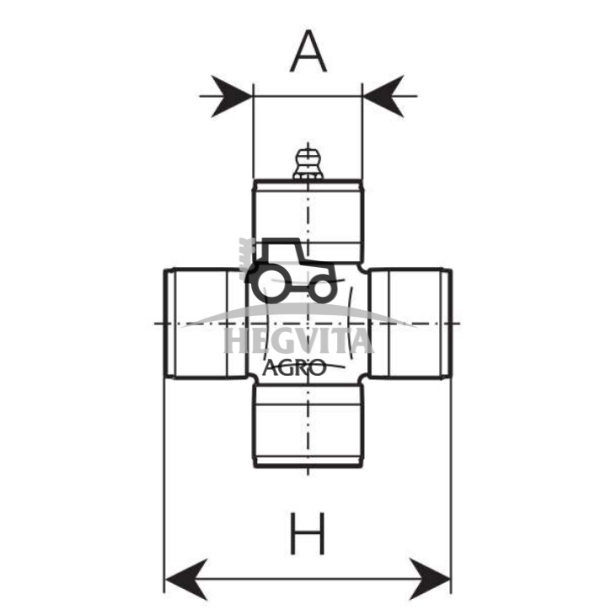 Kryžmė 42,0x107,5mm - Image 2