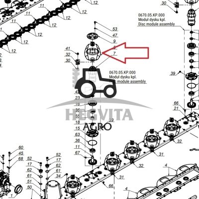 Darbinis diskas Samba C0670.05.04.004