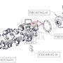 Rotoriaus guolio korpuso žiedas TFK225, TMC007946-01