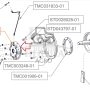 Rotoriaus guoliu korpusas TFX, TMC012417-01